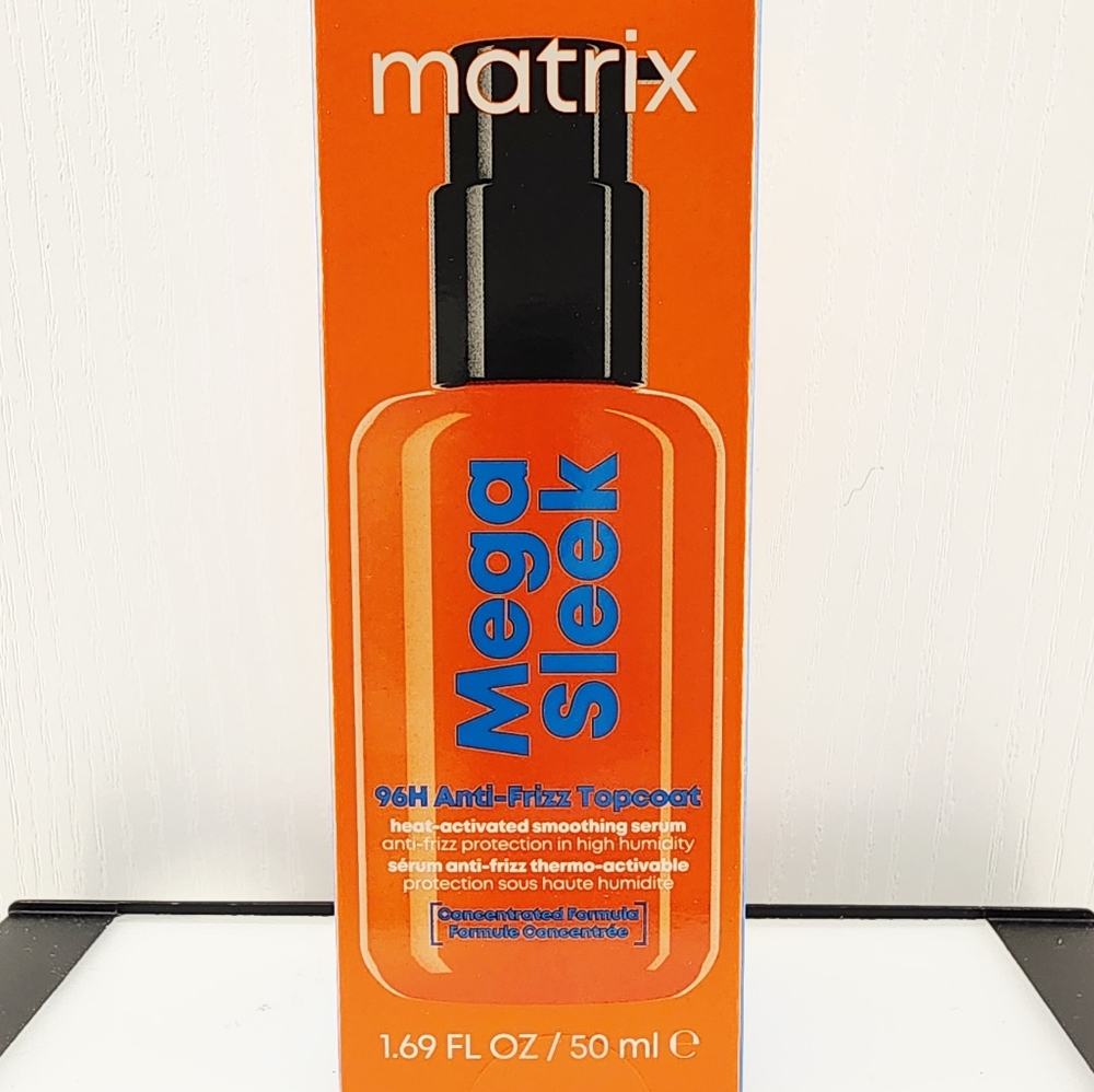 Matrix Mega Sleek 96h Anti-Frizz Topcoat 1.69 Oz New In Box!